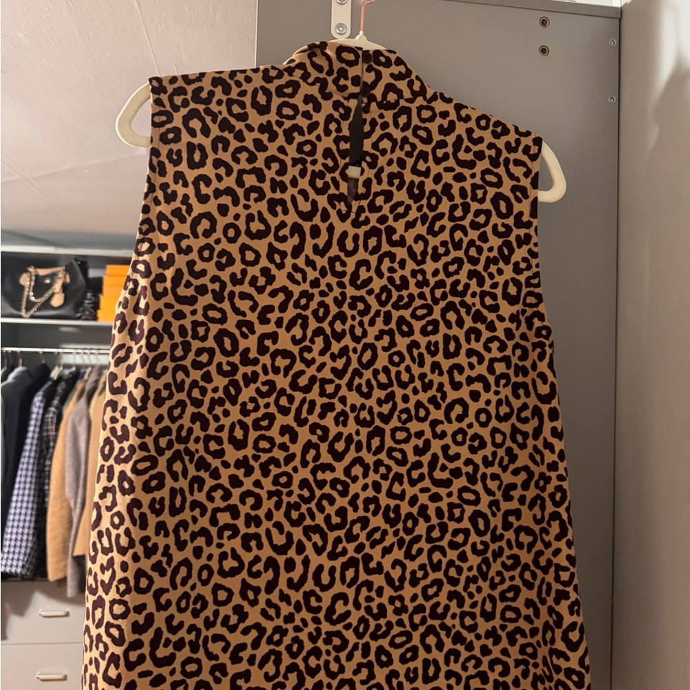 Ann Taylor Brown Leopard Print Blouse - Picture 5 of 6